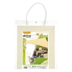 Aktive Garden Uv50 Store Triangulaire Couleur Crème -Magasin De Matériel De Camping aktive garden uv50 store triangulaire couleur creme 3