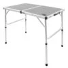 AKTIVE - Table De Camping Pliante, Réglable En 2 Hauteurs, 90x60x40/70 Cm, Gris -Magasin De Matériel De Camping aktive table de camping pliante reglable en 2 hauteurs 90x60x4070 cm gris
