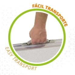 AKTIVE - Table Pliante Avec 2 Tabourets Et Poignée De Transpor, Gris 8 AKTIVE - Table Pliante Avec 2 Tabourets Et Poignée De Transpor, Gris -Magasin De Matériel De Camping aktive table pliante avec 2 tabourets et poignee de transpor gris 2