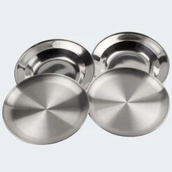 Assiette Camping Plate Et Creuse | Diamètre Env. 23 Cm | 2 Assiettes De Chaque -Magasin De Matériel De Camping assiette camping plate et creuse diametre env 23 cm 2 assiettes de chaque 3