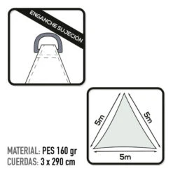 Auvent Triangulaire En Polyester Aktive Garden Coloris Blanc 8 Auvent Triangulaire En Polyester Aktive Garden Coloris Blanc -Magasin De Matériel De Camping auvent triangulaire en polyester aktive garden coloris blanc 2