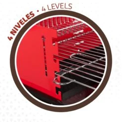 Barbecue Portable Au Charbon De Bois Pour 4 Niveaux Aktive -Magasin De Matériel De Camping barbecue portable au charbon de bois pour 4 niveaux aktive 3