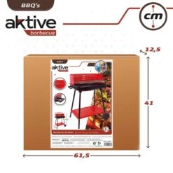 Barbecue Portable Au Charbon De Bois Pour 4 Niveaux Aktive -Magasin De Matériel De Camping barbecue portable au charbon de bois pour 4 niveaux aktive 6
