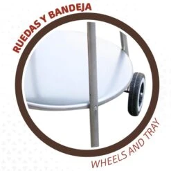 Barbecue Portable Rond 4 Hauteurs Aktive -Magasin De Matériel De Camping barbecue portable rond 4 hauteurs aktive 4