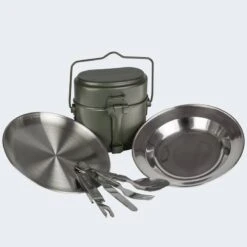 Batterie De Cuisine De Camping, Assiette Plate & Creuse Et Couverts Set -Magasin De Matériel De Camping batterie de cuisine de camping assiette plate and creuse et couverts set 2