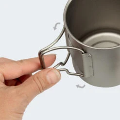 Batterie De Cuisine De Camping Set | Casseroles + Fourchette/Cuillère | Titane 14 Batterie De Cuisine De Camping Set | Casseroles + Fourchette/Cuillère | Titane -Magasin De Matériel De Camping batterie de cuisine de camping set casseroles fourchettecuillere titane 5