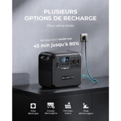 BLUETTI Générateur Électrique Solaire AC180 Avec Panneau Solaire PV200 12 BLUETTI Générateur Électrique Solaire AC180 Avec Panneau Solaire PV200 -Magasin De Matériel De Camping bluetti generateur electrique solaire ac180 avec panneau solaire pv200 3