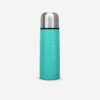 Quechua Bouteille Isotherme Inox 0,4L Avec Gobelet Pour La Randonnée - Turquoise -Magasin De Matériel De Camping bouteille isotherme inox 04l avec gobelet pour la randonnee turquoise