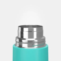 Quechua Bouteille Isotherme Inox 0,4L Avec Gobelet Pour La Randonnée - Turquoise -Magasin De Matériel De Camping bouteille isotherme inox 04l avec gobelet pour la randonnee turquoise 5