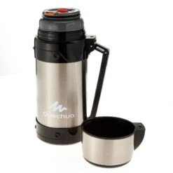 Quechua Bouteille Isotherme Inox 1,5L Avec Gobelet Pour La Randonnée -Magasin De Matériel De Camping bouteille isotherme inox 15l avec gobelet pour la randonnee 4