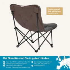 Chaise De Camping Pliante - Mala - Sac De Transport - Rembourrée - Max. 135 Kg -Magasin De Matériel De Camping chaise de camping pliante mala sac de transport rembourree max 135 kg 5