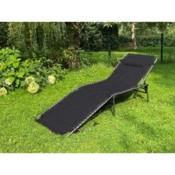 Chaise Longue Torget - Transat - Bain De Soleil 190x60x30 Cm - 150 Kg - Pliable -Magasin De Matériel De Camping chaise longue torget transat bain de soleil 190x60x30 cm 150 kg pliable 4