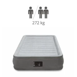 Intex Comfort-Plush 'Queen' - Lit Gonflable - 203x152x33cm - Compris Les Accessoires -Magasin De Matériel De Camping comfort plush queen lit gonflable 203x152x33cm compris les accessoires 2