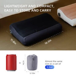 Coussin D'air Flextail Gear Zero Pillow - Beige -Magasin De Matériel De Camping coussin dair flextail gear zero pillow beige 6