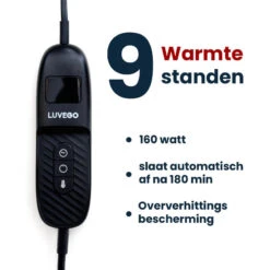 Couverture Électrique Luvego Avec Polaire/Sherpa - Brun Foncé 12 Couverture Électrique Luvego Avec Polaire/Sherpa - Brun Foncé -Magasin De Matériel De Camping couverture electrique luvego avec polairesherpa brun fonce 3