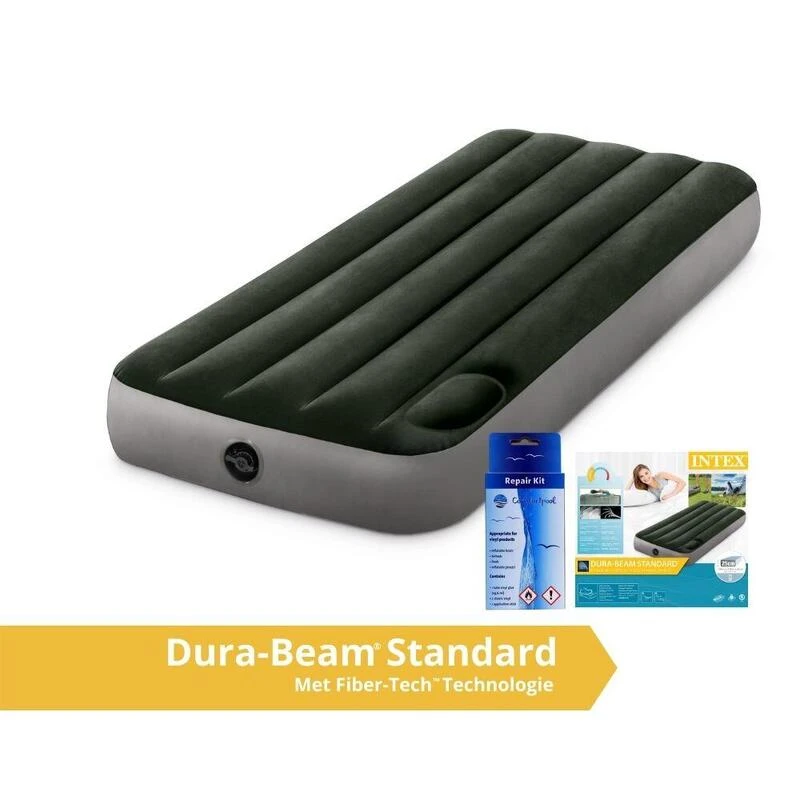 Intex Downy Jr. Twin Airbed - Lit Gonflable - 191x76x25cm - Avec Accessoires 3 Intex Downy Jr. Twin Airbed - Lit Gonflable - 191x76x25cm - Avec Accessoires