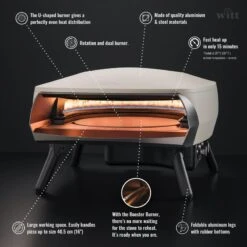 Four à Pizza WITT ETNA Modèle Rotante - Gris FR -Magasin De Matériel De Camping four a pizza witt etna modele rotante gris fr 5