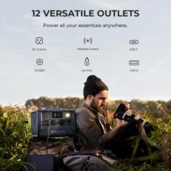 Générateur Solaire BLUETTI EB70 716Wh -Magasin De Matériel De Camping generateur solaire bluetti eb70 716wh 2