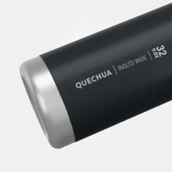 Quechua Gourde MH100 Isotherme (inox Double Paroi à Vide D'air) 0,95L Large Ouverture -Magasin De Matériel De Camping gourde mh100 isotherme inox double paroi a vide dair 095l large ouverture 2