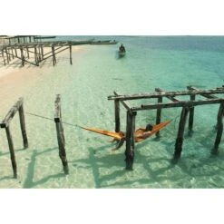 TICKET TO THE MOON Hamac TTTM Compact Jaune Foncé -Magasin De Matériel De Camping hamac tttm compact jaune fonce 3