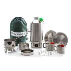 Kelly Kettle Kit 'Base Camp' Ultime - Acier Inoxydable NOUVEAU -Magasin De Matériel De Camping kelly kettle kit base camp ultime acier inoxydable nouveau 3