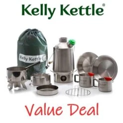 Kelly Kettle Kit Ultime 'Scout' - Acier Inoxydable NOUVEAU -Magasin De Matériel De Camping kelly kettle kit ultime scout acier inoxydable nouveau 2
