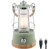 Lampe Lanterne De Camping LED Kiruna - Rechargeable - USB - Bambou - Style Rétro -Magasin De Matériel De Camping lampe lanterne de camping led kiruna rechargeable usb bambou style retro