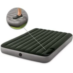 Matelas Gonflable - Intex Downy -2 Personnes - 152x203x25 Cm (BxLxH) -Magasin De Matériel De Camping matelas gonflable intex downy 2 personnes 152x203x25 cm bxlxh 4