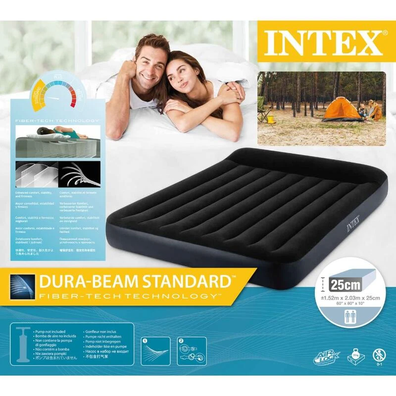 Matelas Gonflable - Intex Pillow Rest Classic -2 Personnes 7 Matelas Gonflable - Intex Pillow Rest Classic -2 Personnes – Image 5