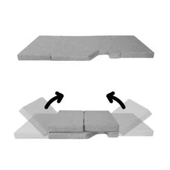Matelas Pliable Pour Lit Avant - Opel Movano, Renault Master, NV400(+2011) -Magasin De Matériel De Camping matelas pliable pour lit avant opel movano renault master nv4002011 1
