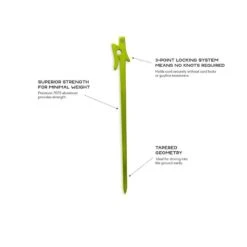 Nemo Equipment Airpin Tent Pegs - 4 Pièces -Magasin De Matériel De Camping nemo equipment airpin tent pegs 4 pieces 4