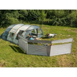 Paravent De Camping Bora - Brise-Vue - 4,5 X 1,4 M - Résistant Au Vent - Gris -Magasin De Matériel De Camping paravent de camping bora brise vue 45 x 14 m resistant au vent gris 3