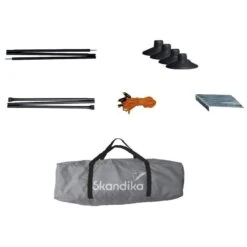 Paravent De Camping Bora - Brise-Vue - 6,0 X 1,4 M - Résistant Au Vent - Gris -Magasin De Matériel De Camping paravent de camping bora brise vue 60 x 14 m resistant au vent gris 6