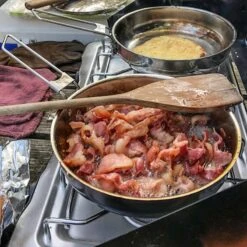 Pathfinder Poêle à Frire Pliable En Acier Inoxydable Avec Couvercle -Magasin De Matériel De Camping pathfinder poele a frire pliable en acier inoxydable avec couvercle 3