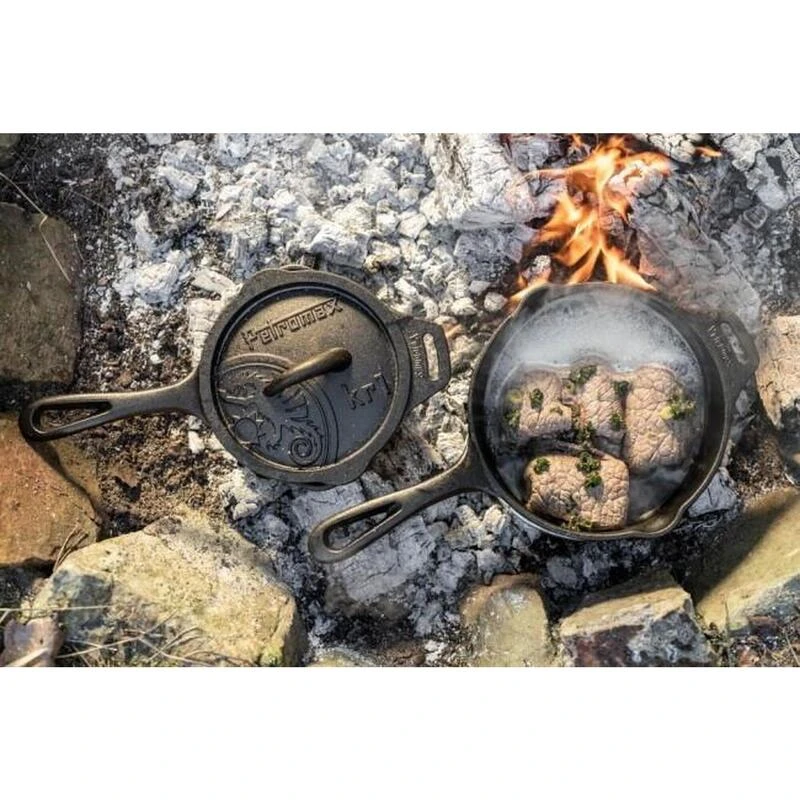 Petromax KR1 Poêle En Fonte Avec Couvercle (1 Litre) 4 Petromax KR1 Poêle En Fonte Avec Couvercle (1 Litre) – Image 3