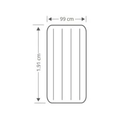 Intex Prestige Downy Jr. Twin Airbed - Lit Gonflable - 191x99x25cm - Avec Accessoires -Magasin De Matériel De Camping prestige downy jr twin airbed lit gonflable 191x99x25cm avec accessoires 3