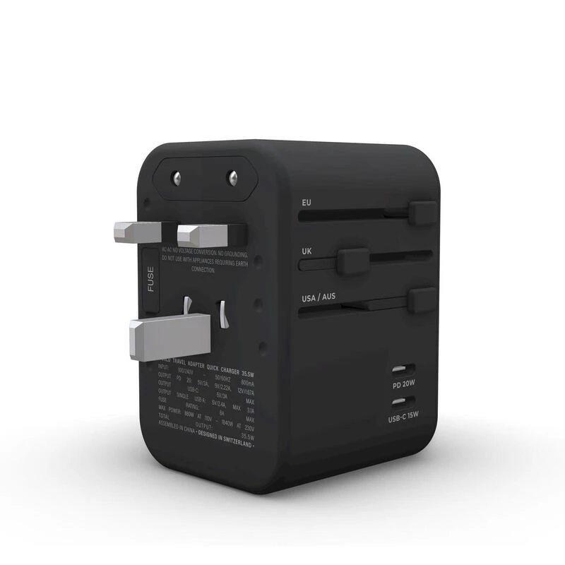 Prise Mondiale Universelle RollingSQUARE Avec 2 USB-C Et 3 USB-A 4 Prise Mondiale Universelle RollingSQUARE Avec 2 USB-C Et 3 USB-A – Image 2