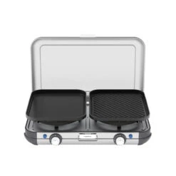 Campingaz Réchaud De Camping à Gaz 2 Feux Camp & Grill - Plancha, Grill Et Wok -Magasin De Matériel De Camping rechaud de camping a gaz 2 feux camp and grill plancha grill et wok 3