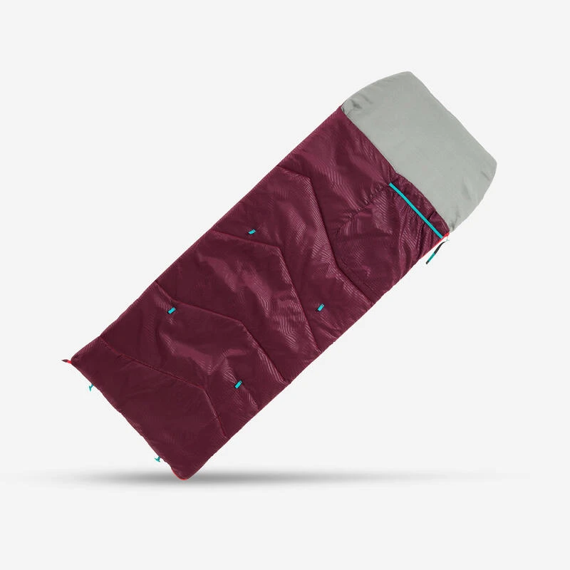 Quechua SAC DE COUCHAGE ENFANT MH100 10°C - PRUNE 3 Quechua SAC DE COUCHAGE ENFANT MH100 10°C - PRUNE