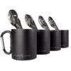 Set De Couverts De Camping & Tasse Thermique à Mousqueton | 4 Personnes -Magasin De Matériel De Camping set de couverts de camping and tasse thermique a mousqueton 4 personnes