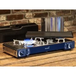 Set Réchaud à Gaz 2 Feux - Skandika Brann - Camping - Allumage Piezo - Mallette -Magasin De Matériel De Camping set rechaud a gaz 2 feux skandika brann camping allumage piezo mallette 5