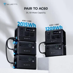 Station Électrique Portable BLUETTI AC60+B80+PV120 Pour Camping 14 Station Électrique Portable BLUETTI AC60+B80+PV120 Pour Camping -Magasin De Matériel De Camping station electrique portable bluetti ac60b80pv120 pour camping 5