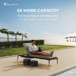 Station Électrique Portable BLUETTI AC60+B80+PV200,IP65 Générateur Solaire -Magasin De Matériel De Camping station electrique portable bluetti ac60b80pv200ip65 generateur solaire 4