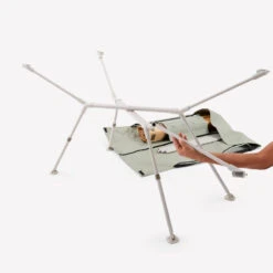 Quechua TABLE DE CAMPING COMPACTE 4/6 PERSONNES - PLATEAU BOIS - POCHE DE RANGEMENT -Magasin De Matériel De Camping table de camping compacte 46 personnes plateau bois poche de rangement 5