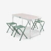 Quechua TABLE DE CAMPING PLIANTE - 4 TABOURETS - 4 À 6 PERSONNES -Magasin De Matériel De Camping table de camping pliante 4 tabourets 4 a 6 personnes