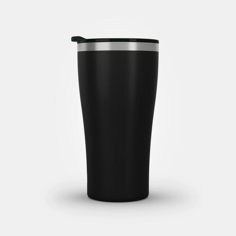 Quechua Tasse / Verre MH500 Isotherme (double Paroi Inox) Camp Du Randonneur 0,5L Noir 11 Quechua Tasse / Verre MH500 Isotherme (double Paroi Inox) Camp Du Randonneur 0,5L Noir – Image 9