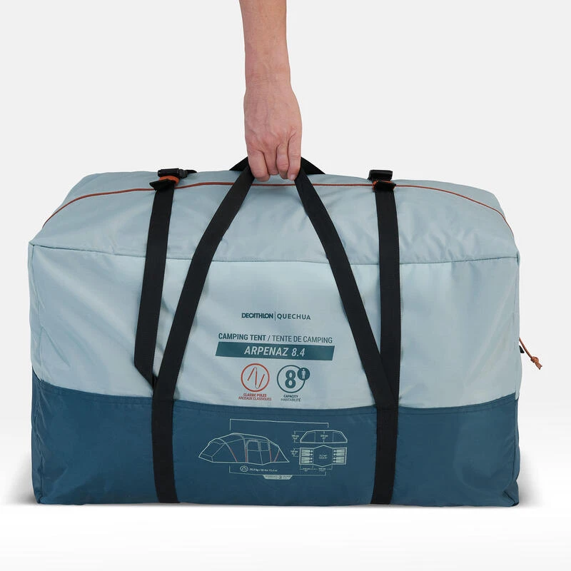 Quechua Tente à Arceaux De Camping - Arpenaz 8.4 - 8 Personnes - 4 Chambres 6 Quechua Tente à Arceaux De Camping - Arpenaz 8.4 - 8 Personnes - 4 Chambres – Image 4