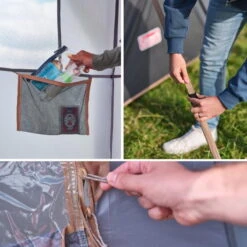 Tente Coleman 8 Personnes Octagon Gris -Magasin De Matériel De Camping tente coleman 8 personnes octagon gris 5