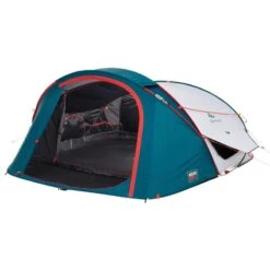 Quechua Tente De Camping - 2 SECONDS XL - 3 Places - Fresh & Black -Magasin De Matériel De Camping tente de camping 2 seconds xl 3 places fresh and black 3