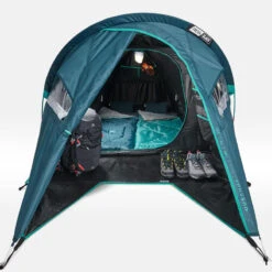 Quechua Tente De Camping - MH100 XL - 2 Places - Fresh & Black -Magasin De Matériel De Camping tente de camping mh100 xl 2 places fresh and black 4